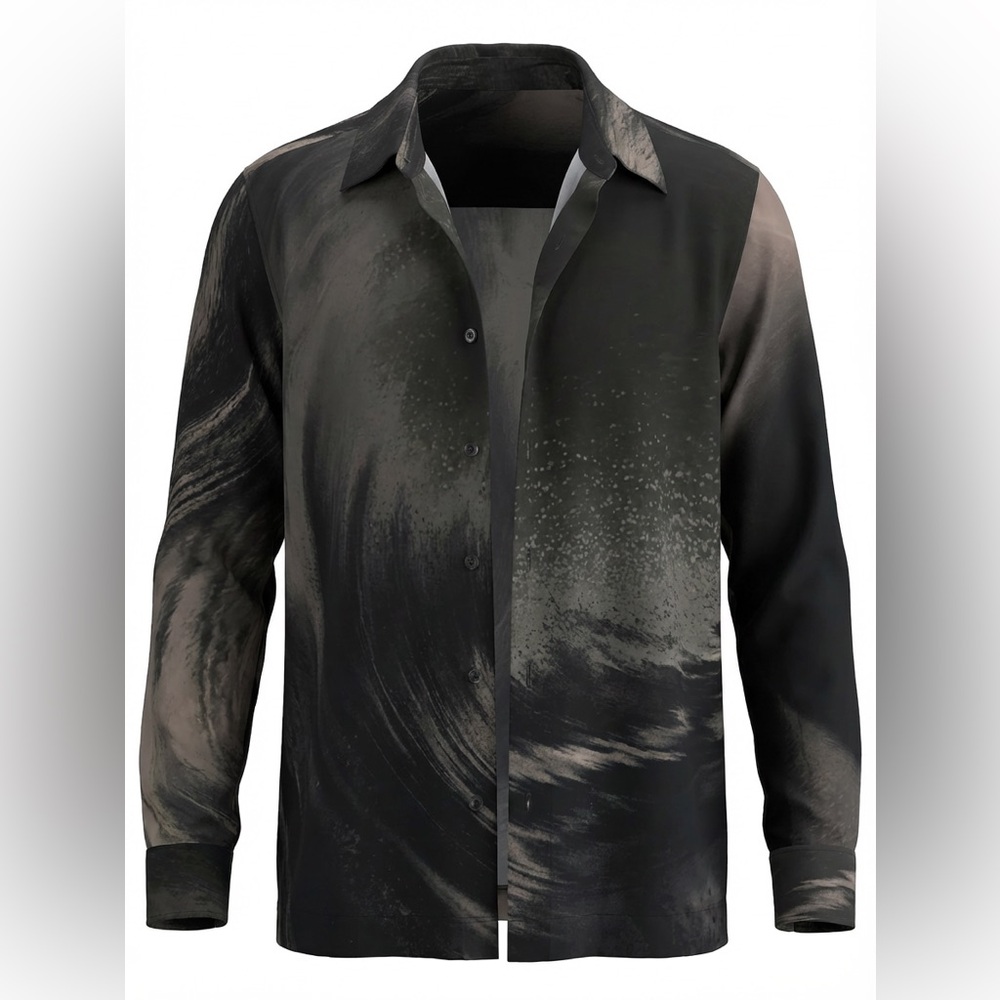 SIMKHAI Abstract Button Down Shirt